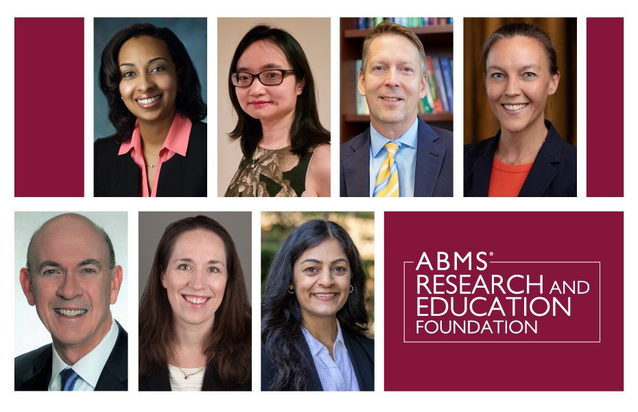 Collage image of ABMS Research and Education Foundation grant winners